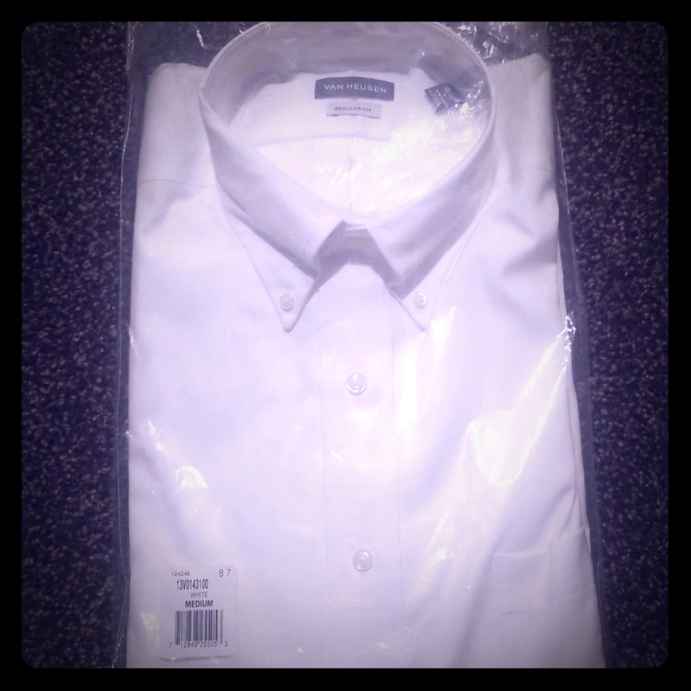 White Van Heusen Dress Shirt